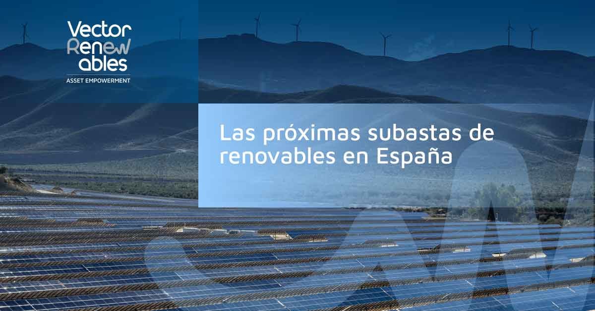 Subasta energías renovables España