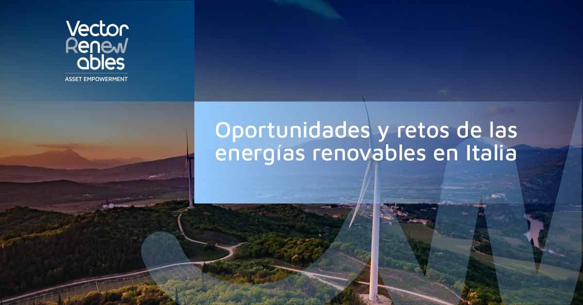 energías renovables en Italia