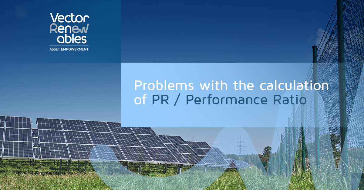 Problems with the calculation of PR/Performance Ratio