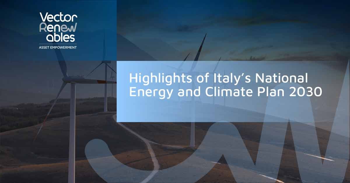 Highlights of Italy’s National Energy and Climate Plan 2030
