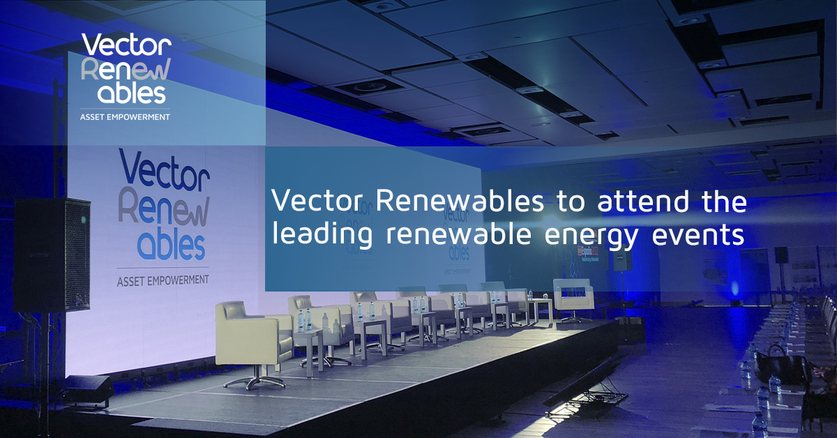 Vector Renewables to attend the leading renewable energy events