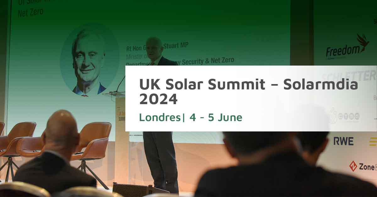 UK Solar Summit – Solarmedia 2024